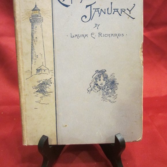 ANTIQUE 1894 HC BOOK CAPTAIN JANUARY, BY LAURA E RICHARDS - Picture 2 of 6